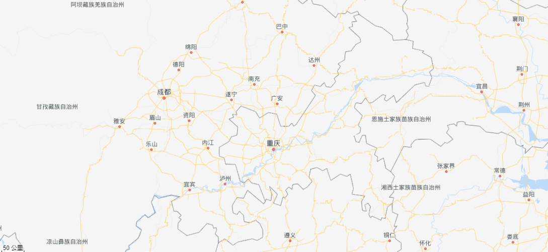 重庆周边城市有哪些