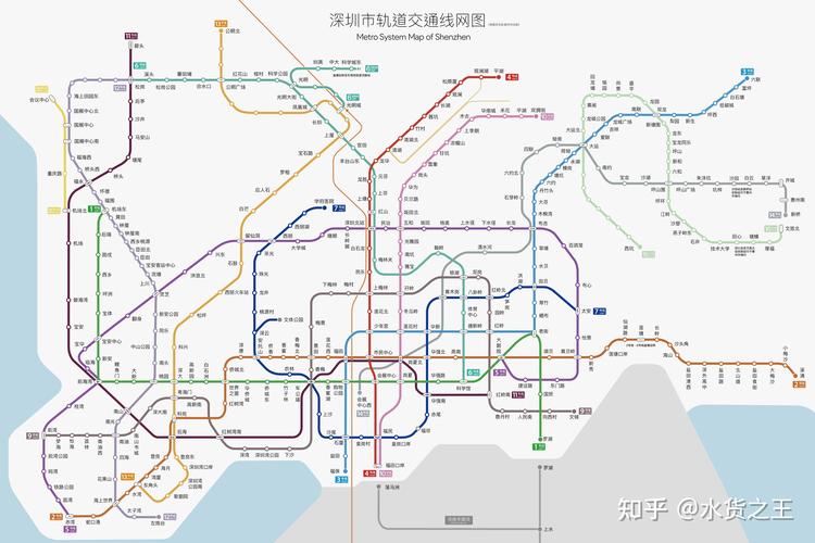 深圳地铁线路的相关图片